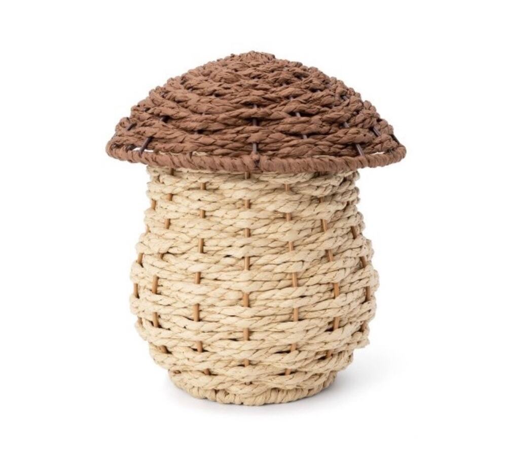 Woven Fall Novelty Storage Mushroom